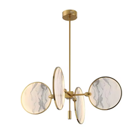 Moderne lumière luxe style chinois branche ventilateur lustre salon bureau chambre restaurant bar salon de thé café décor lampe LED