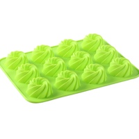 Ustensiles de cuisine personnalisés faits maison, moules en silicone écologiques pour chocolat, adaptés au micro-ondes, avec différentes formes