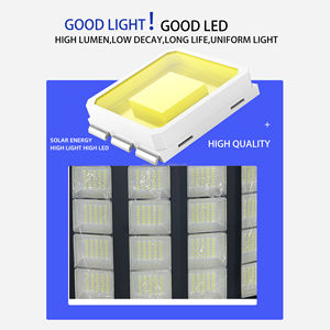 8000 Met Straatverlichting Op Zonne-Energie Buiten Groothoek Zonnelampen Buiten Bewegingssensor Commerciële Zonne-Energie Parkeerverlichting Schemering Tot Zonsopgang - Product Image 2