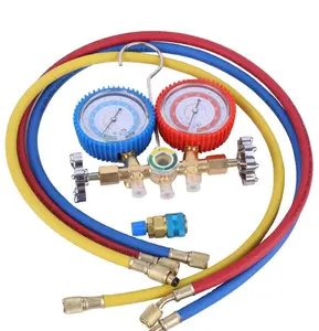 CT-536G Brass R134a with 36 inch Hose Manifold Gauge For Refrigeration