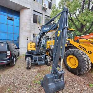 Excavadora de cadenas Hyundai 60 usada de alta calidad, con pocas horas de uso, en oferta en CHINA - Product Image 6