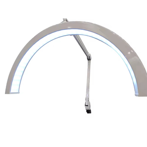 Dimmable Adjustable Dual Color Arched Shadowless UV <b>Light</b> Half Moon LED Beauty Lamp with Flexible Arm for Eyelash Nail Art - Product Image 5