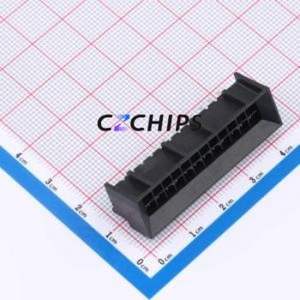 444322401 Wire-to-Board Pin Header Through hole Component (THT),P=3mm Connector 2x12P 3mm Through Hole Micro-Fit (MX 3.0) - Product Image 1