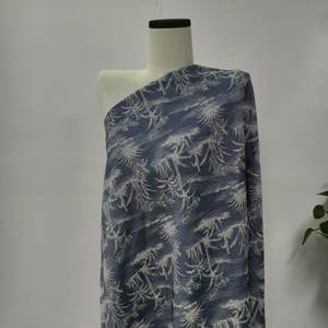 Nuovo abito da sposa da donna in Chiffon di cotone ricamato a fiori grandi in cotone in <span class=keywords><strong>pizzo</strong></span> tessuto da donna - Product Image 6