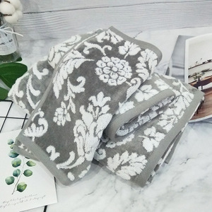 Fil <span class=keywords><strong>de</strong></span> coton teint en jacquard, <span class=keywords><strong>serviette</strong></span> pour le visage et les mains, 100% g - Product Image 1