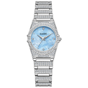 <span class=keywords><strong>Montre</strong></span> élégante pour femmes, <span class=keywords><strong>montre</strong></span> à <span class=keywords><strong>bracelet</strong></span> pour filles avec cristaux scintillants, <span class=keywords><strong>montre</strong></span> pour femmes sertie de diamants - Product Image 2