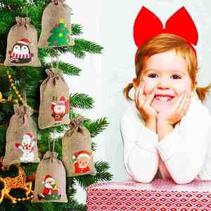 ถุงผ้าลินินปอกระเจาแบบมีเชือกผูก รีไซเคิลได้ เป็นมิตรกับสิ่งแวดล้อม ราคาประหยัด พร้อมโลโก้ตามสั่ง - Product Image 6