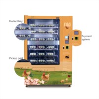 Distributeur automatique d'œufs frais avec système de levage, réfrigération, SDK, en acier inoxydable, gestion basée sur le cloud pour éviter la dégradation des œufs