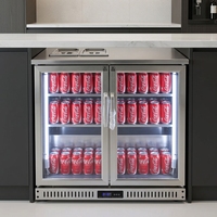 Table de préparation de salades commerciale intégrée en acier inoxydable avec réfrigérateur à boissons sous comptoir et vitrine GN intégrée