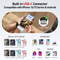 IWALK Nueva Generación USB C cargador portátil 22,5 W carga rápida 5500mAh Mini lindo banco de energía inalámbrico con pantalla de batería LED
