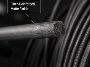Filamento de Impresora 3D Pinrui de Fibra de Carbono PLA, 1.75mm, Gris Lava Mate, Rígido y Ligero, Compatible con Bambu Lab y Creality - Product Image 2