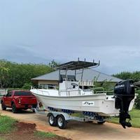 Bateau de pêche commercial Liya 4.2m à 7.6m bateau de pêche en mer Yacht de sport en fibre de verre avec moteur hors-bord pour une utilisation en mer