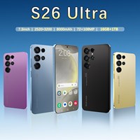 Nouveau Smartphone 5G S26 Ultra Android 15 2025, 16 Go + 1 To, Écran HD 7,3 Pouces, Double Appareil Photo 72+108 MP, Double SIM, Processeur Deca Core, Téléphone Mobile CDMA