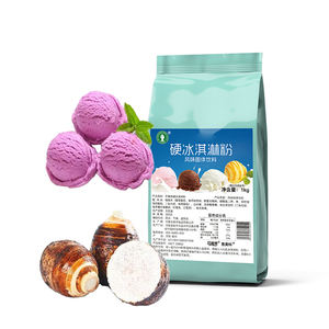 Poudre de crème glacée dure au chocolat et aux fruits, saveur originale, base de dessert, vente en gros directe d'usine, gelato, yaourt glacé, crème sucrée - Product Image 3