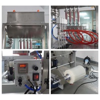 Machine d'emballage automatique de sachets à 4 soudures latérales pour liquides et pâtes (ketchup, beurre de cacahuète, sauce tomate) - Haute précision