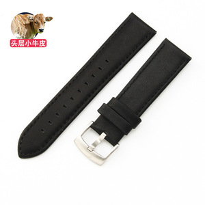 Compatible con <span class=keywords><strong>Armani</strong></span> AR1692 1694 1732 1828 2075 AX2098 correas de reloj de cuero genuino para hombre 20 22 - Product Image 1