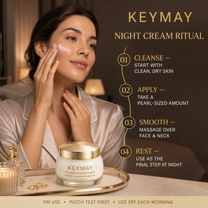 <span class=keywords><strong>Crème</strong></span> de nuit hydratante et nourrissante au collagène pour le <span class=keywords><strong>visage</strong></span>, texture riche et dense, effet tenseur et lissant, marque privée, fabricant OEM ODM - Product Image 5