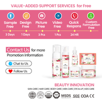 Savon liquide à la rose ALUSVIR, anti-acné, blanchissant minéral, savon pour le visage fait à la main pour tous les types de peau, étiquette privée OEM