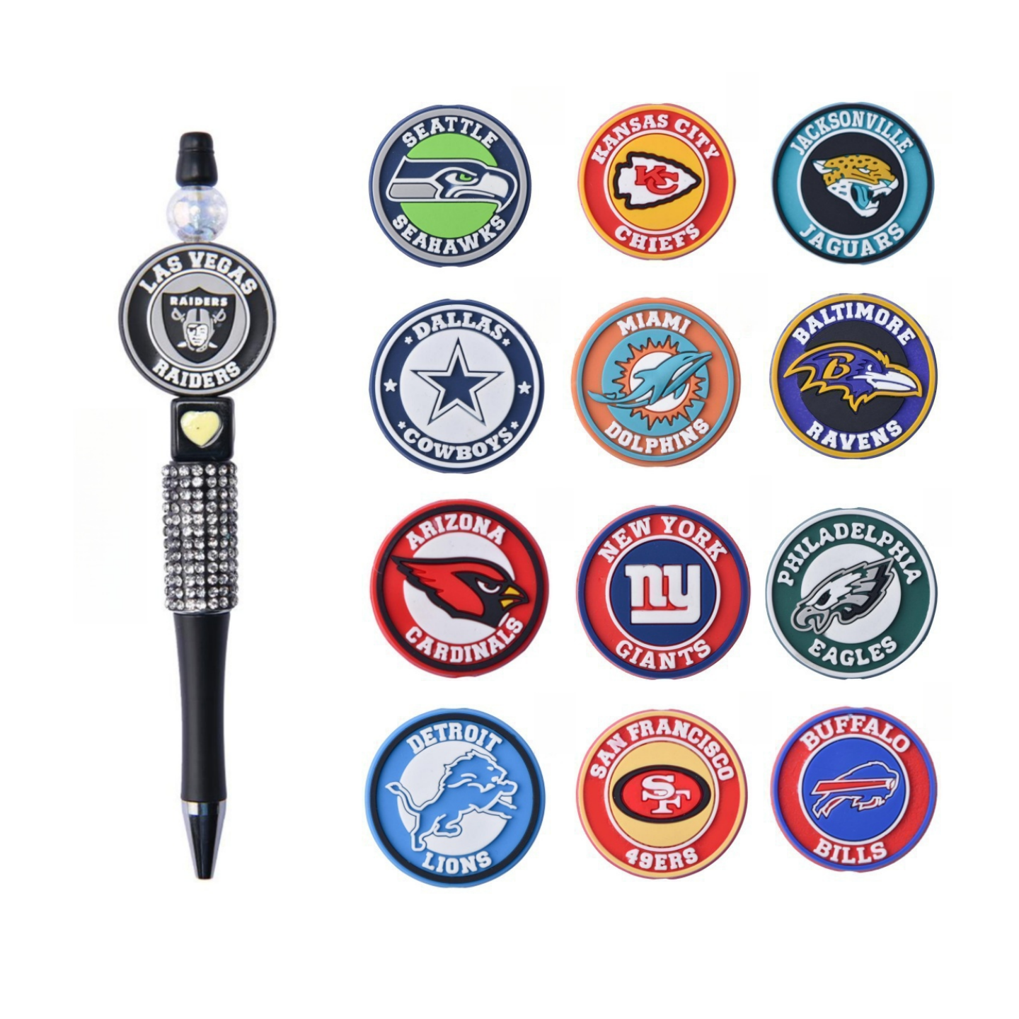 Wholesale NFL Charms Customize Your Shoes with Style