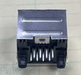 Connecteur Ethernet modulaire RJ45 blindé à angle droit Amphenol RJHSE-5380, 8P8C, sans LED, neuf et original - Product Image 2