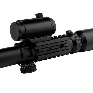 Cannocchiale <span class=keywords><strong>C3</strong></span>-9x40 con Laser Rosso e Mini Mirino a Punto Rosso, Impermeabile e Antiurto per Caccia e Sport all'Aperto - Product Image 4