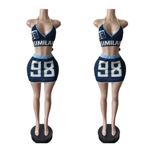 Set di pantaloncini da <span class=keywords><strong>donna</strong></span> 2025 con stampa camicia corta + gonna 2 pezzi Set da ragazza Y2K <span class=keywords><strong>Sexy</strong></span> abbinati a due pezzi <span class=keywords><strong>per</strong></span> <span class=keywords><strong>abbigliamento</strong></span> estivo da <span class=keywords><strong>donna</strong></span> - Product Image 5