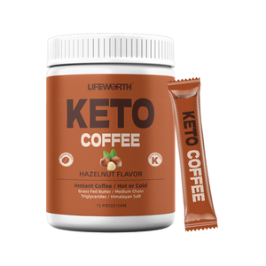 LIFEWORTH tutto In un cheto caffè istantaneo In polvere integratori di energia cheto caffè con olio MCT burro - Product Image 1