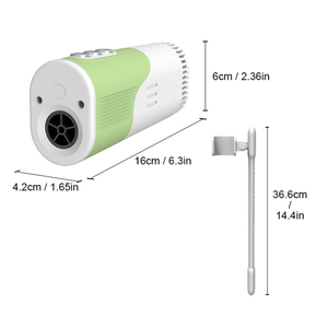 เครื่องเป่าขนสัตว์เลี้ยงแบบพกพาไดร์เป่าผมขนาดเล็กดีไซน์แบบห้อยคอ220V แบบมืออาชีพปรับอุณหภูมิได้แบบแฮนด์ฟรี - Product Image 3
