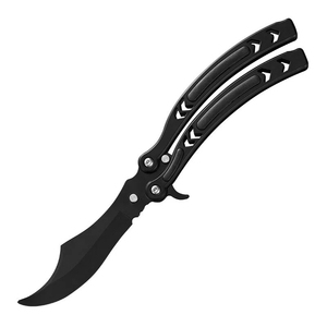 Couteau d'entraînement pliable pour débutants, accessoires de sécurité, couteau papillon d'entraînement non affûté - Product Image 1