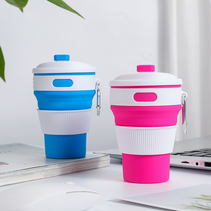 KCT Пищевой Портативный Силиконовый водяной Силиконовый складной стаканчик многоразовый складной спортивный складной силиконовый стаканчик