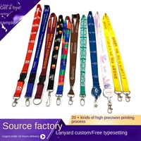 Lanyards Sublimados Baratos al por Mayor, Lanyards con Logotipo Personalizado, Accesorio con Gancho, Correa para el Cuello