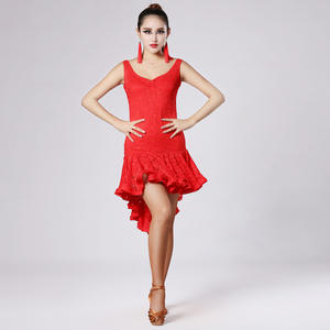 Elegent Competición Rendimiento Estilos populares Buena calidad Mujer Baile Latino Vestidos largos de salón - Product Image 6