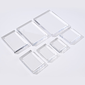 Des dizaines de tailles vente chaude acrylique cadre photo support meilleur cadeau pour la famille et bébé affichage de bureau avec prise en charge des images - Product Image 5