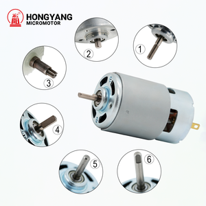 ホンヤン775ブラシDCモーター3V 6V 12V純銅巻線スリーブベアリングマイクロモーター医療用輸液ポンプ用 - Product Image 4