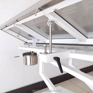 Équipement <span class=keywords><strong>v</strong></span>étérinaire OSCAT ET-4 <span class=keywords><strong>v</strong></span> Top Table d'opération <span class=keywords><strong>v</strong></span>étérinaire levage hydraulique chirurgical avec roues - Product Image 4