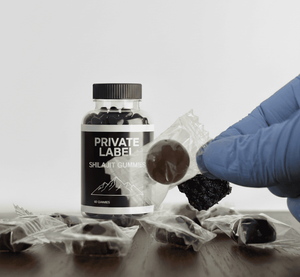 Gomitas veganas de Shilajit, suplemento adaptógeno a base de hierbas para aumentar la energía, mejorar el rendimiento físico y aliviar el estrés. - Product Image 5