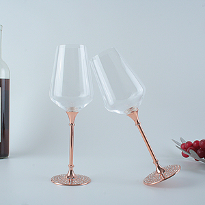 Lunettes à <span class=keywords><strong>vin</strong></span> haut <span class=keywords><strong>de</strong></span> gamme en cristal soufflé à la main, bandeau <span class=keywords><strong>de</strong></span> Style italien, <span class=keywords><strong>grand</strong></span> emballage cadeau, sans plomb, lot <span class=keywords><strong>de</strong></span> 2 verres transparents - Product Image 2