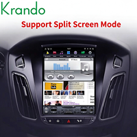 Radio Mobil Tesla 9.7" untuk Ford Focus 3 2011-2019 Android Multimedia Autoradio Stereo Navigasi Wireless CarPlay 4G Sim Card GPS