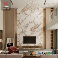 Dalle de pierre frittée sur mesure 12 mm 1800x3600 mm, finition mate, résistante aux acides, pour projets de murs de spas, salles de bain et jardins extérieurs