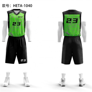 Camiseta de Baloncesto Personalizada, Camiseta Deportiva de Entrenamiento, Diseño Sublimado, Conjuntos de Ropa de Baloncesto Juvenil para Unisex - Product Image 3