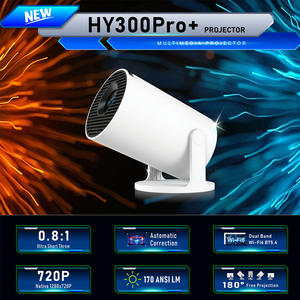 HY300โปร + โปรเจ็คเตอร์อัจฉริยะพกพาได้, โปรเจ็คเตอร์ LCD HD Full Video แอนดรอยด์11จอแสดงผลขนาดใหญ่โปรเจคเตอร์ HY300ขนาดเล็กสำหรับโฮมเธียเตอร์ - Product Image 2