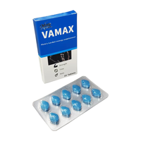 Étiquettes personnalisées Pilules bleues pour l'amélioration masculine Complément alimentaire à base de plantes Avantages personnalisables 100mg/500mg