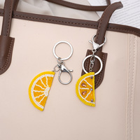 Fruit Citroen Plakjes String Kralen Tas Charme Decoratieve Sleutelhanger Accessoires