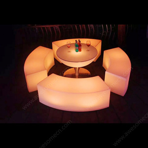 Modern Portable LED Light-<strong>Up</strong> Bar <strong>Table</strong> Waterproof for Home Bar or Living Room for Events - Product Image 3