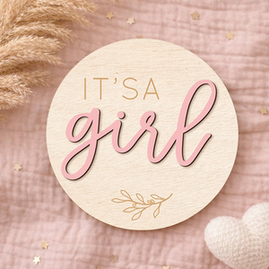 Targa in <span class=keywords><strong>Legno</strong></span> Incisa Moderna 'Hello World' per Annuncio Nascita, Carta per Traguardi del Bambino - Product Image 6