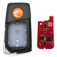 Remote Lipat Xhorse XKTO01EN 2 Tombol, Remote Xhorse VVDI, Remote Kabel untuk VVDI Key Tool Versi Global Model F