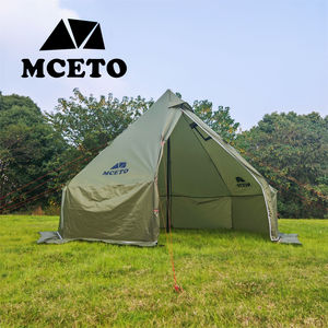 MCETO leggero stile mongolo tenda stufa invernale per campeggio all'aperto <span class=keywords><strong>Bushcrafter</strong></span> piramide tenda calda - Product Image 4