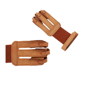 Migros ถุงมือหนังวัวสามนิ้วสำหรับป้องกันมืออุปกรณ์ยิงธนูล่าสัตว์โดยบริษัท migros - Product Image 4