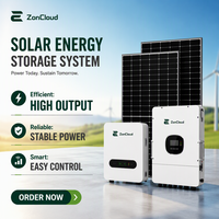 Système de stockage d'énergie CAN flexible et empilable, 6KW 20KW, hybride, connecté au réseau, IP65, garantie 10 ans, batterie lithium 48V 51.2V pour la maison
