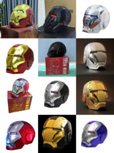 新製品MechanahedmMK50 MK5アイアンマンヘルメット音声制御EVAブラックテクノロジー周辺機器ハロウィン推奨上品 - Product Image 4